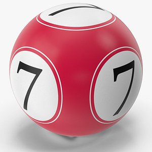 3D Bingo Ball1 model