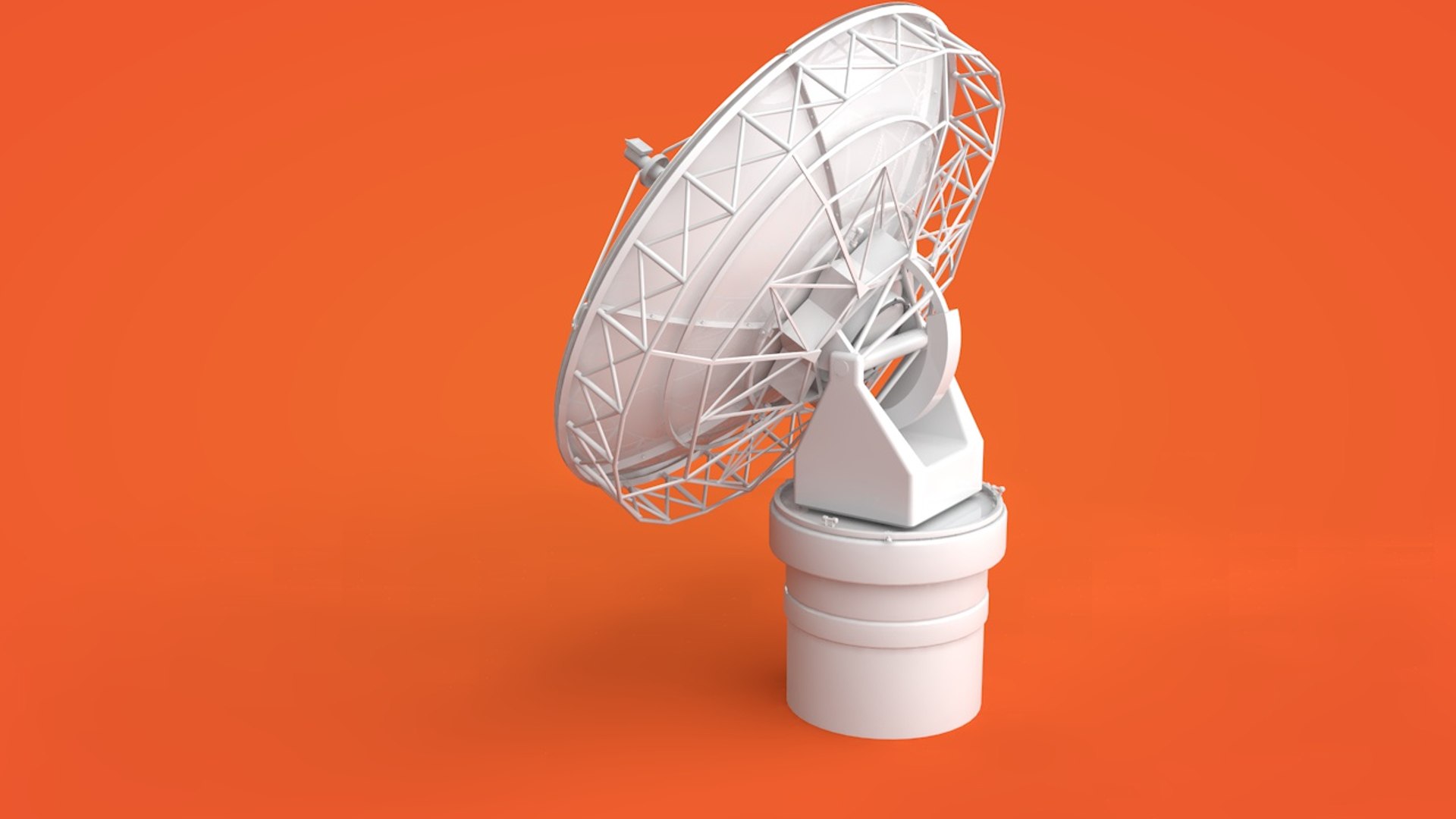 3D satellite dish antenna model TurboSquid 1305513