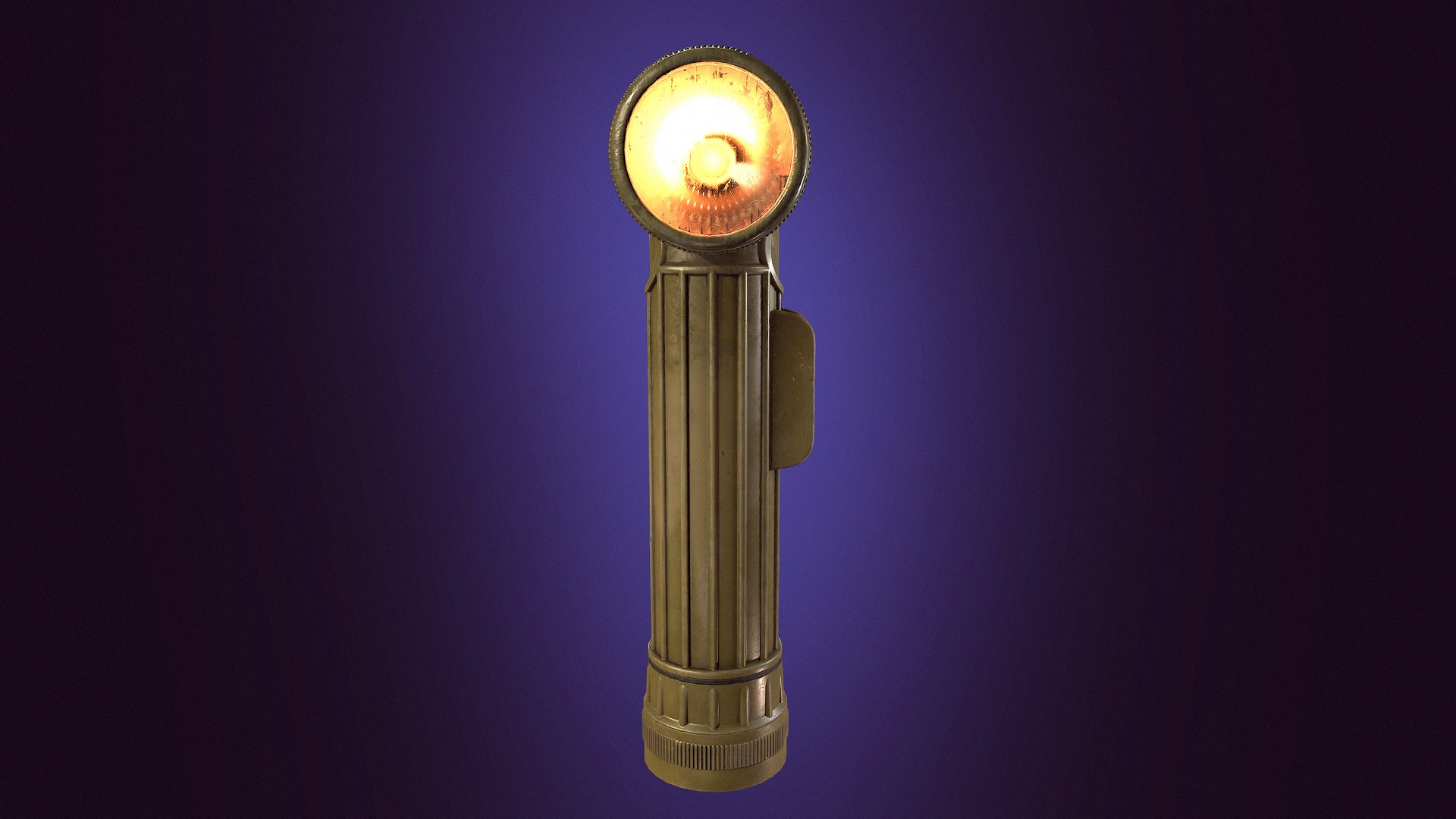 3D USA Old Flashlight Low Poly PBR 2K Low-poly 3D Model - TurboSquid ...
