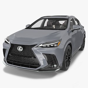 2024 Lexus NX Hybrid Grey 3D