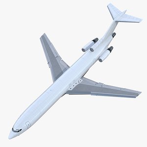 3D boeing 727-200f generic rigged