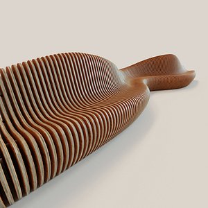 3d parametric bench wave-2