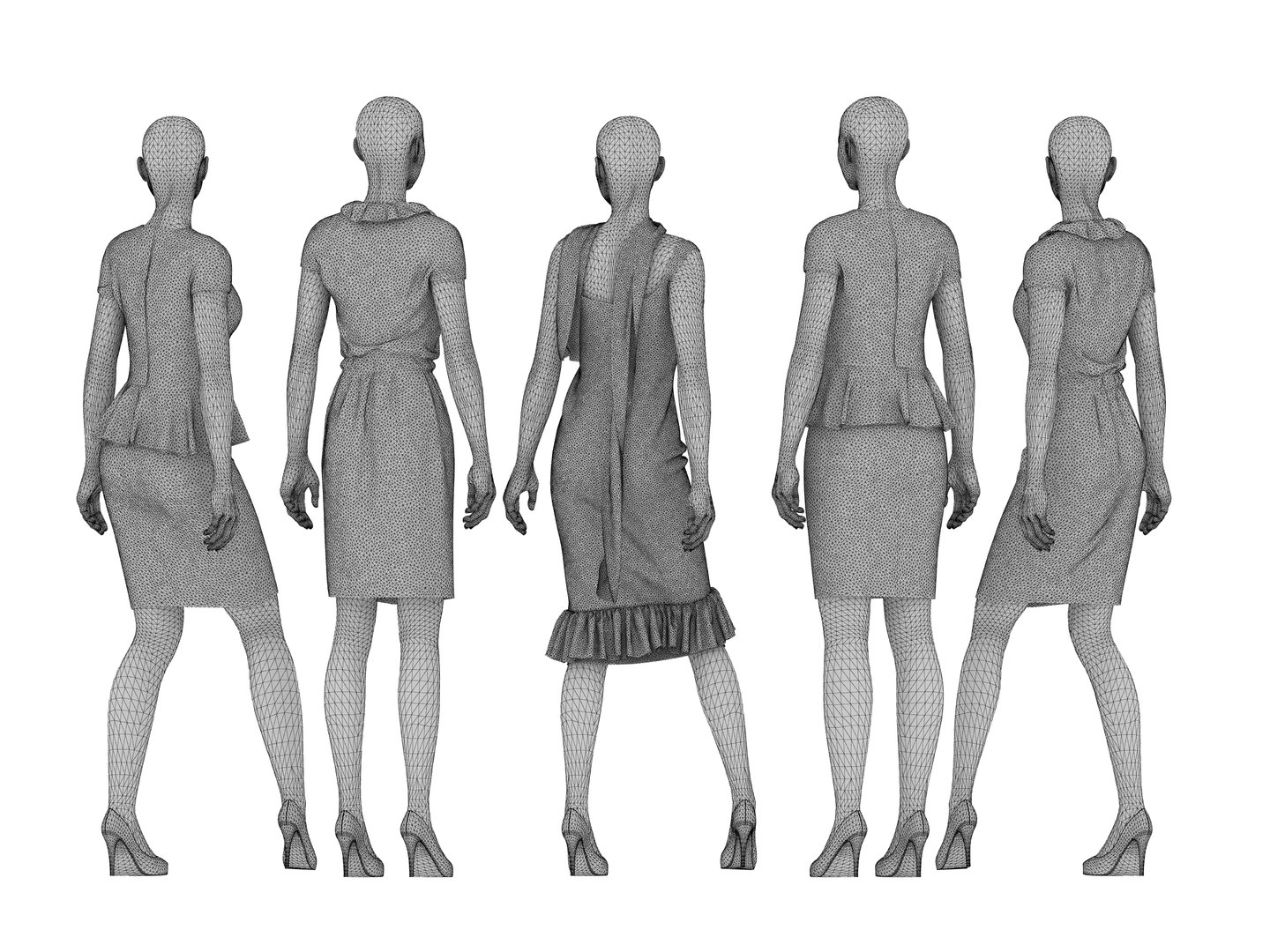 3d Model Dresses Mannequin