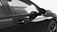 Coche compacto turbo hatchback negro modificado