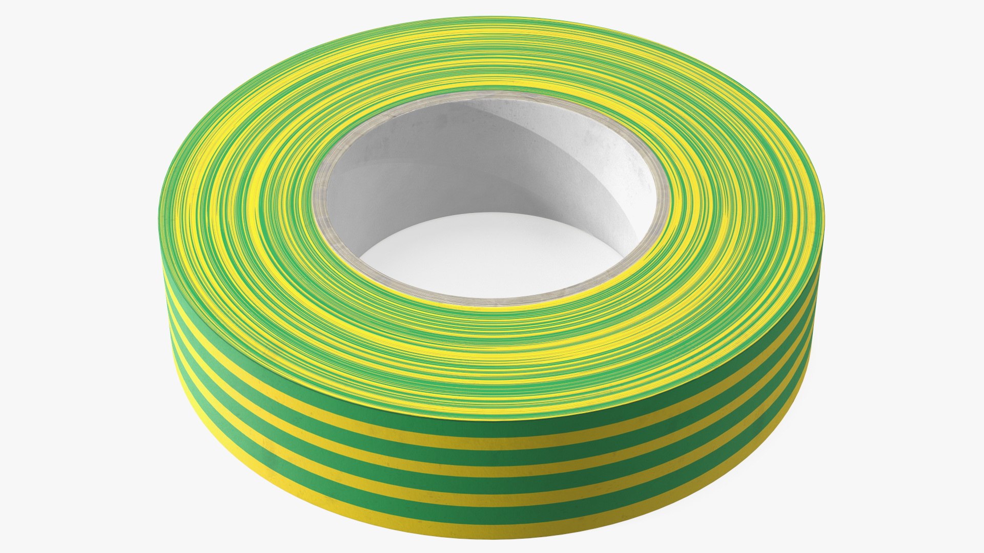 PVC Electrical Insulation Tape Green 3D model preview