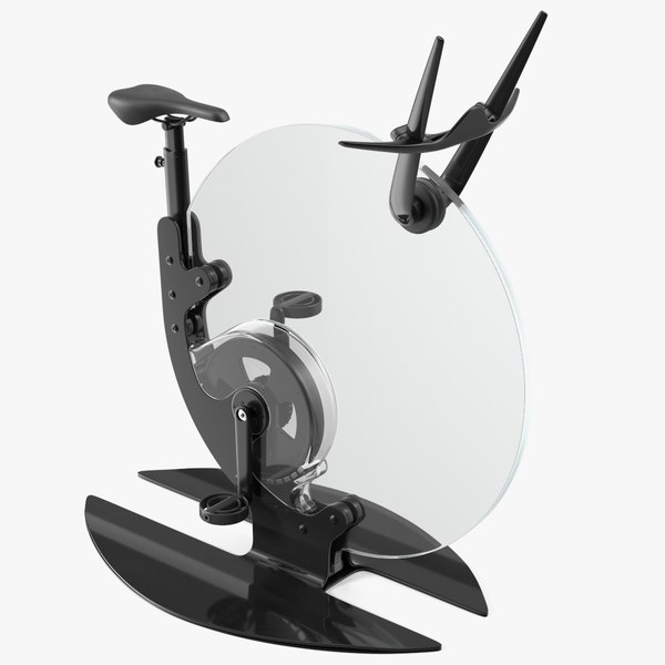 Ciclotte Exercise Bike Crystal Design Black 3D model