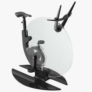 Ciclotte Exercise Bike Crystal Design Black