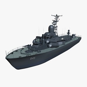 3d model ship patrol navy