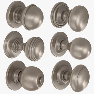 door knob set 3D model