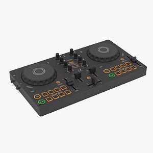3D Pioneer AlphaTheta DDJ-FLX2 DJ controller