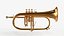 Flugelhorn 세 가지 유형의 재료 황동 구리 및 은