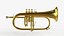 Flugelhorn 세 가지 유형의 재료 황동 구리 및 은