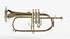 Flugelhorn 세 가지 유형의 재료 황동 구리 및 은
