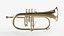 Flugelhorn 세 가지 유형의 재료 황동 구리 및 은