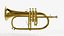 Flugelhorn 세 가지 유형의 재료 황동 구리 및 은