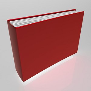 Photo album editable cover 3D model
