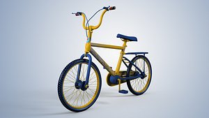 cartoon bicycle 3D