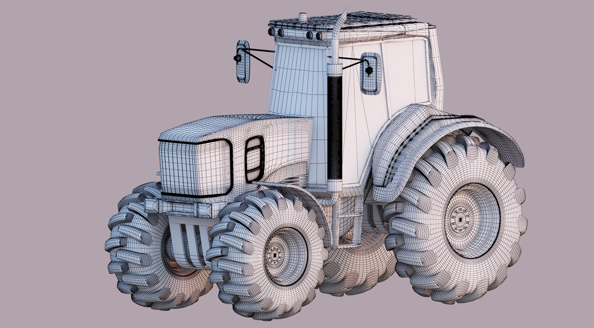 Interior tracter 3D model - TurboSquid 1677596