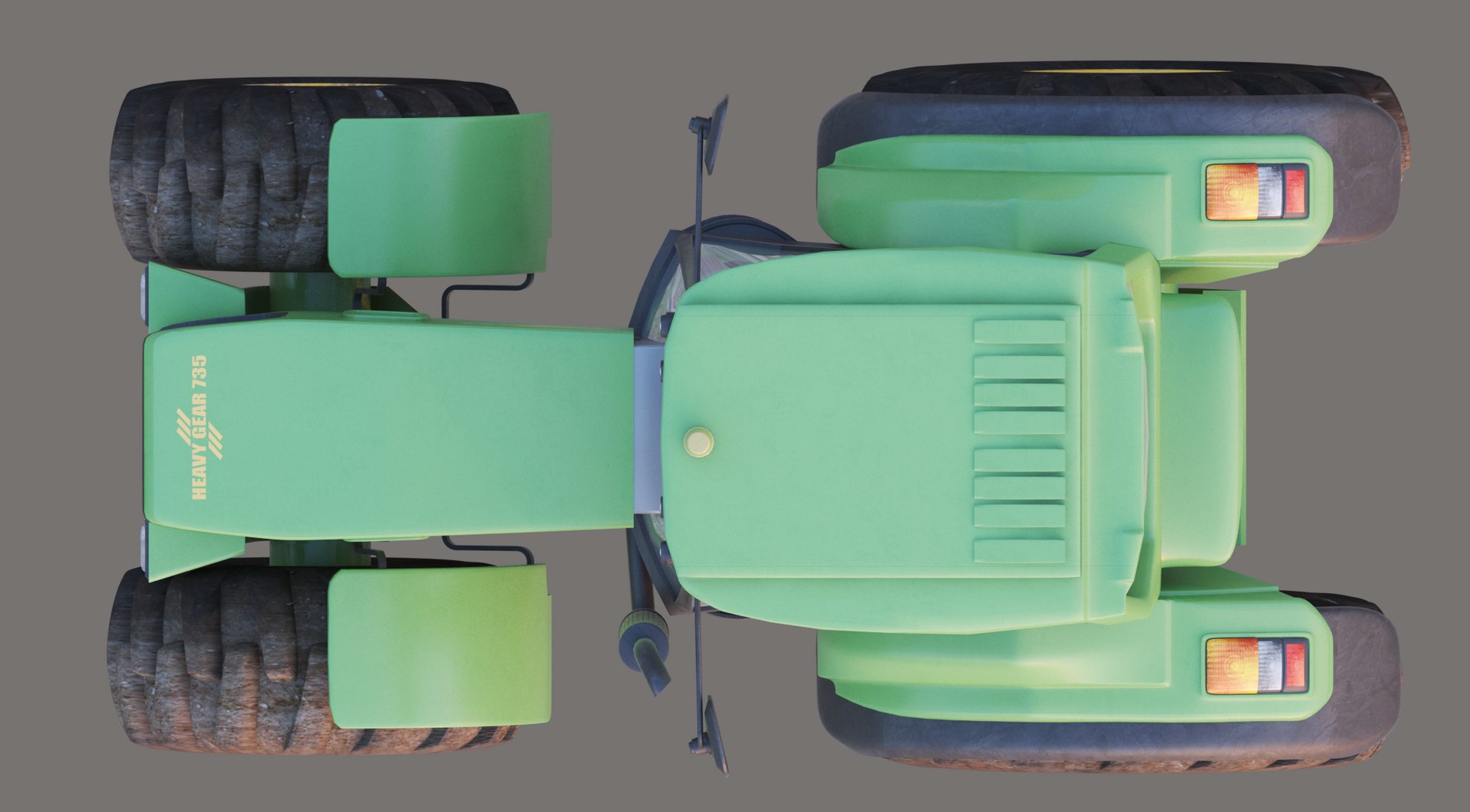 Interior tracter 3D model - TurboSquid 1677596