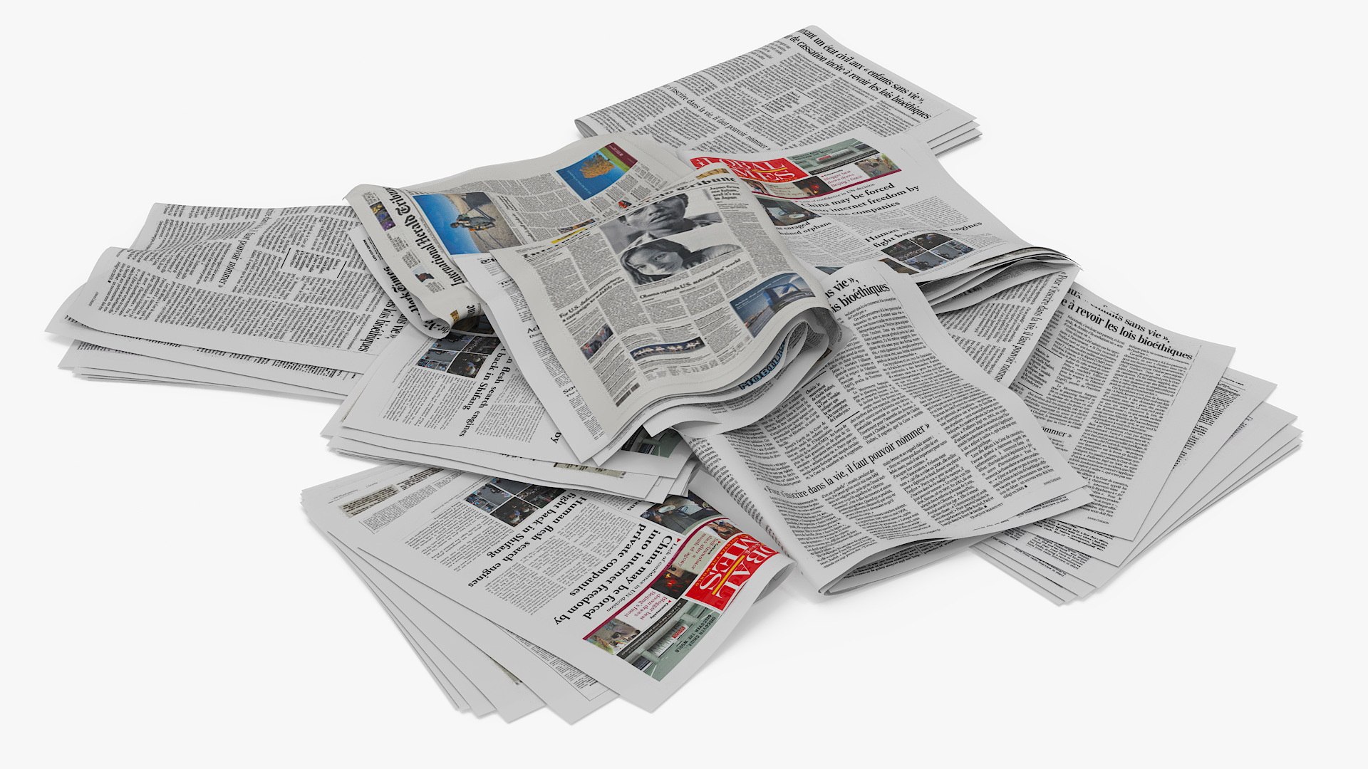 Newspapers Collection 3D model https://p.turbosquid.com/ts-thumb/IE/A2jOBo/8T/pile_of_newspapers_002/jpg/1790552803/1920x1080/fit_q87/f742ac24fe51fbb0f66fffdca16291ee013d2b11/pile_of_newspapers_002.jpg