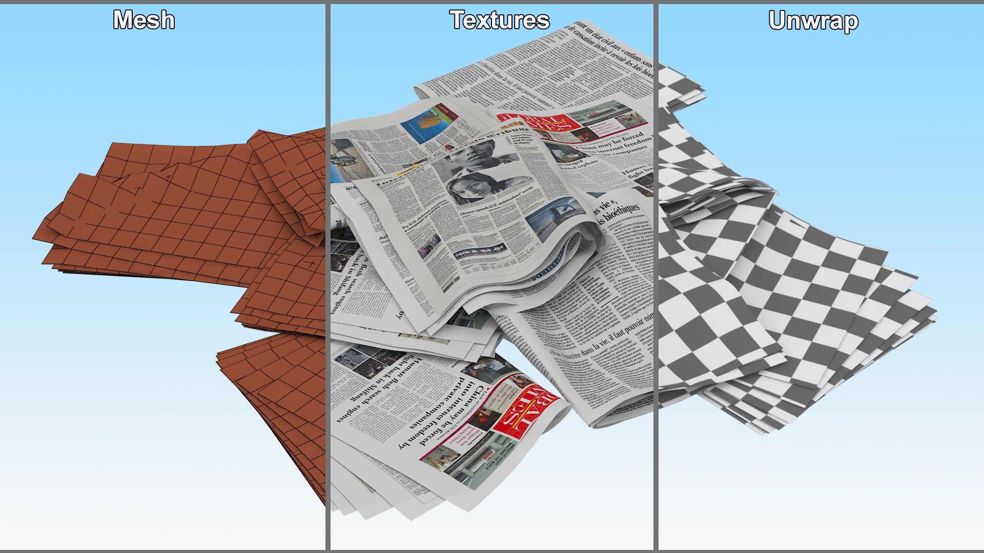 Pile of Newspapers 3D model https://p.turbosquid.com/ts-thumb/IE/A2jOBo/R0/pile_of_newspapers_013/jpg/1734148123/1920x1080/fit_q87/6e60f69572ea007c57a6540261f555fd35e09c6c/pile_of_newspapers_013.jpg
