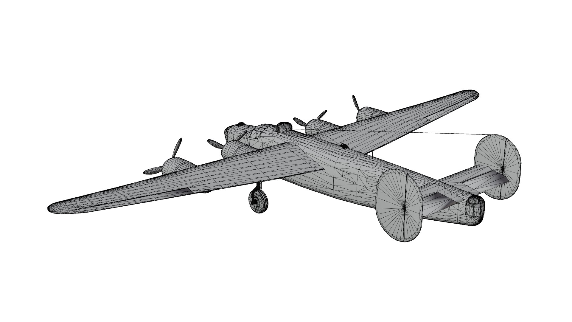 3D Model B-24-Liberator - TurboSquid 2130929