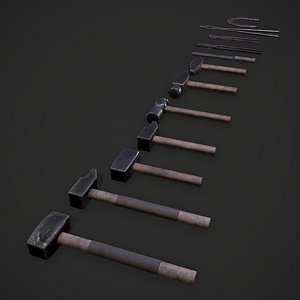Blacksmith Tools 3D model