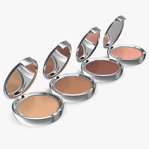 Compact Face Powder Cosmetics Set model