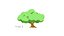 Arbres de dessin animé - pack de six