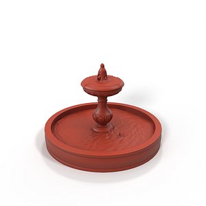 Classic Stone Garden Fountain for 3D Print