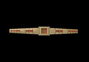 Gold Wrist Watch - 001