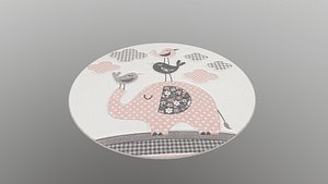 Carousel Kids Power Loomed Area Rug