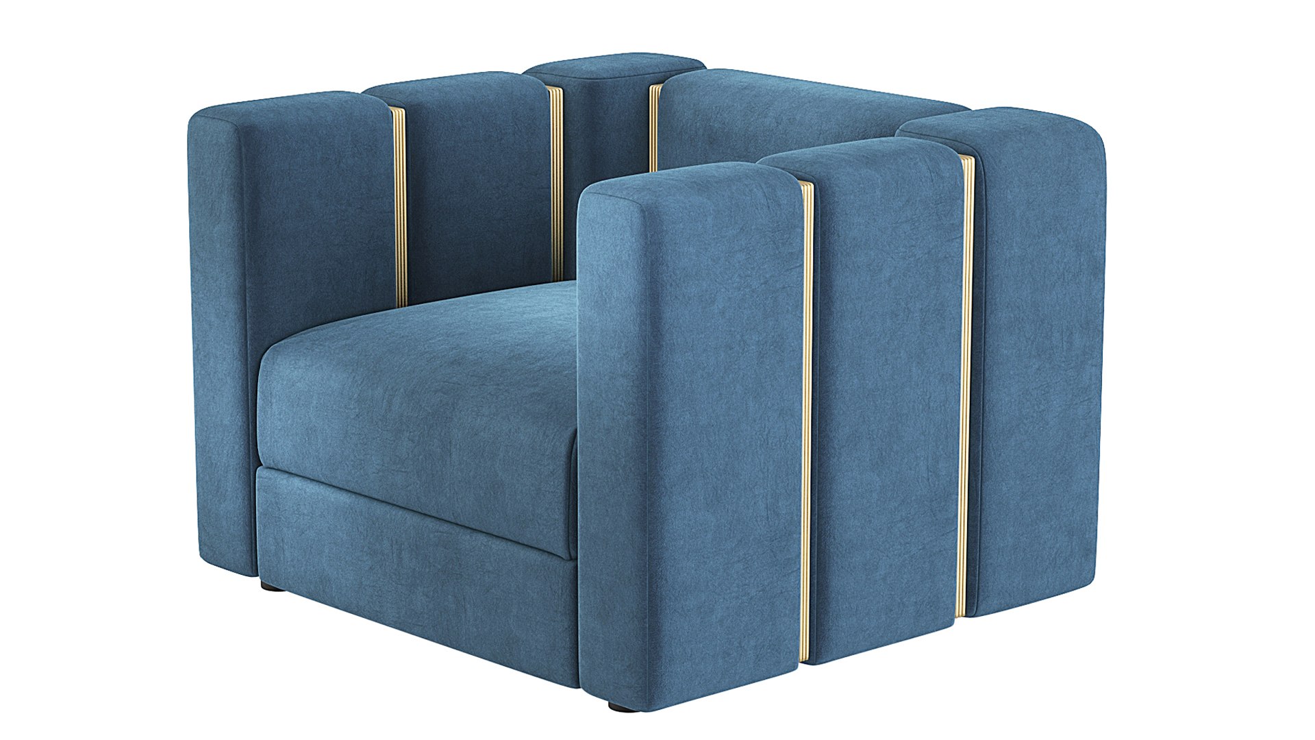Rugiano Italia Club ArmchairCorona 3D - TurboSquid 1800217