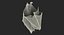 hanging bat fur 3d model