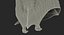hanging bat fur 3d model