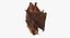 hanging bat fur 3d model