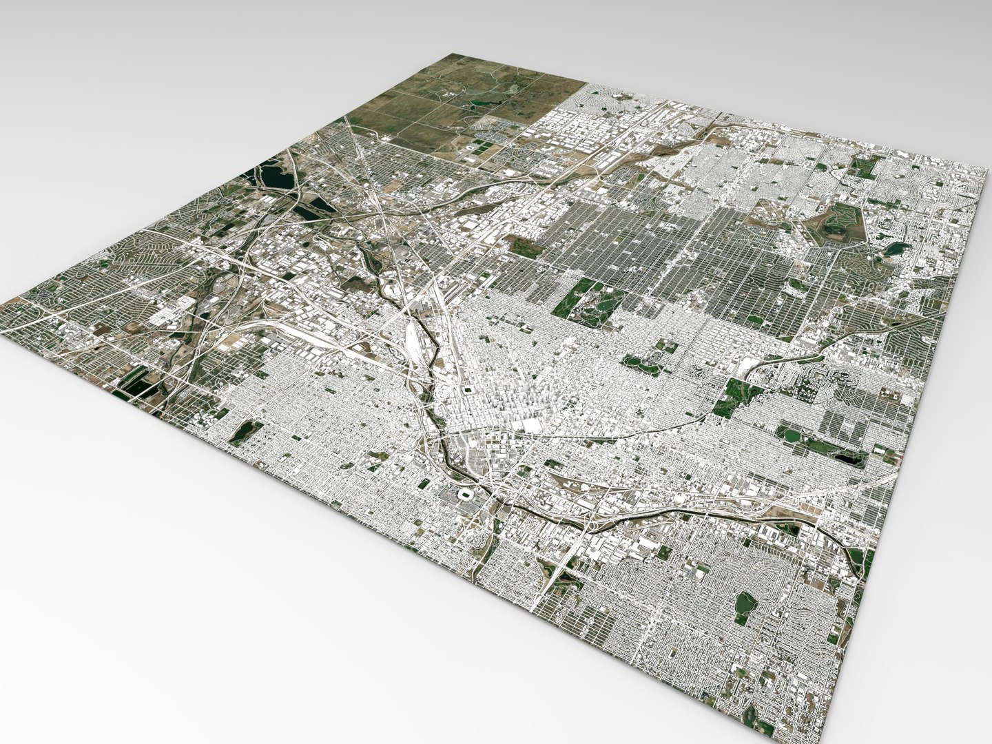 3D Cityscape Denver USA - TurboSquid 2024775