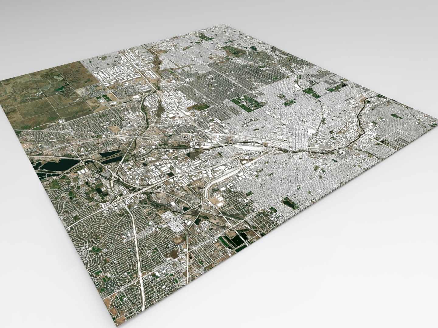 3D Cityscape Denver USA - TurboSquid 2024775