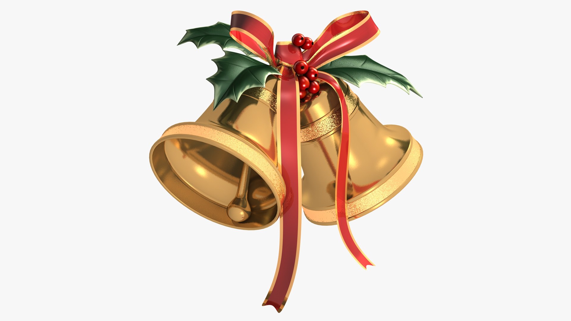Christmas Bells 3d Model