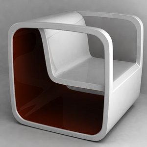 3d chair armchair
