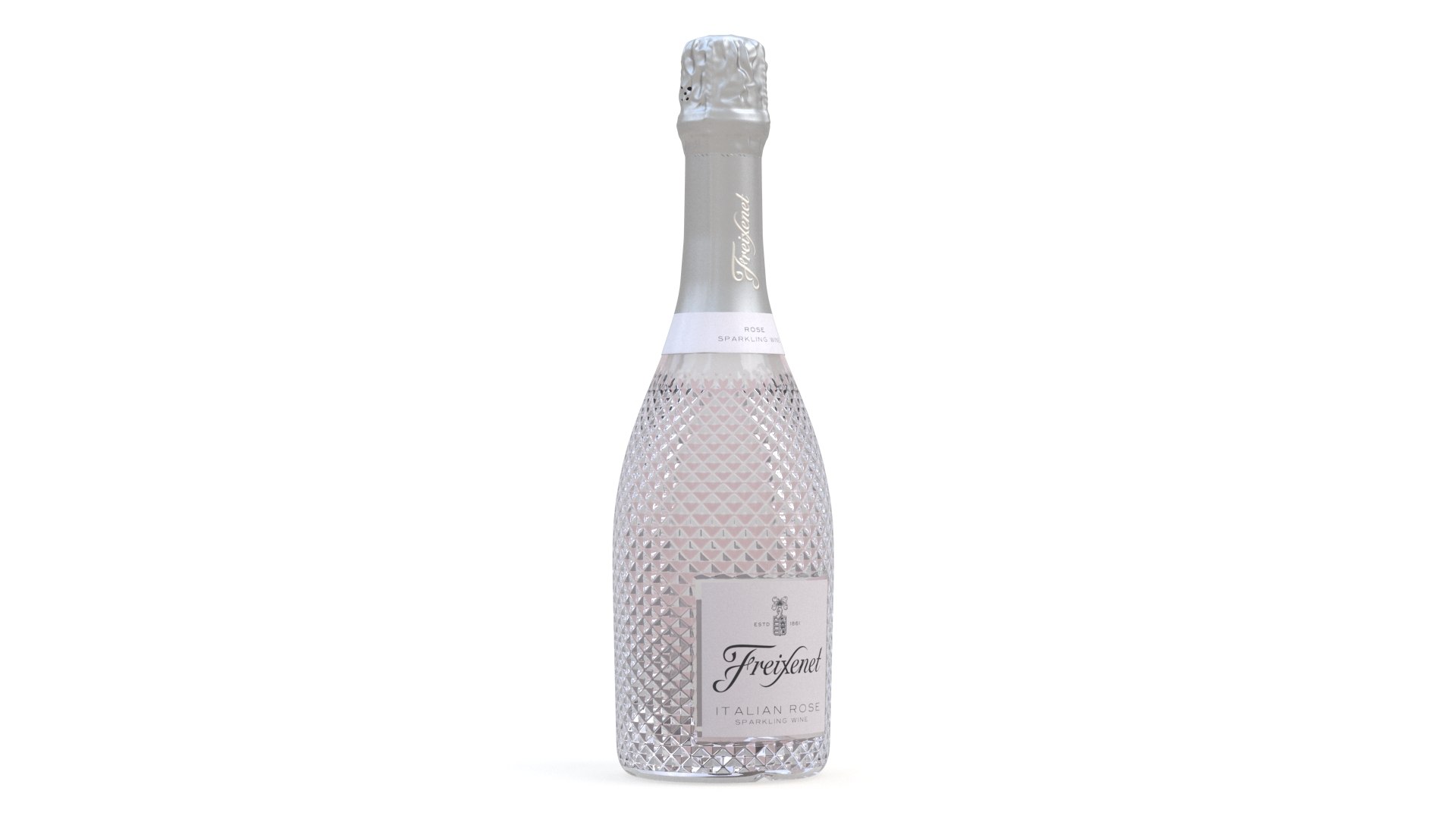 Freixenet Italian Sparkling Wine Rose 3D model preview