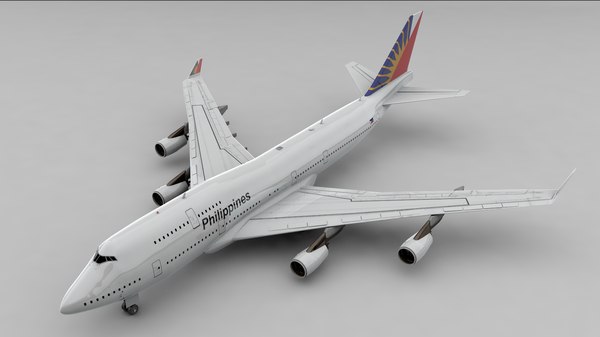 Philippine Airlinesの747-400 飛行機模型 - 航空機