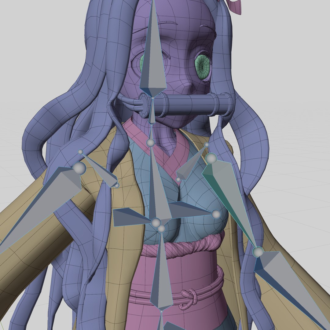 Nezuko Kimetsu Yaiba Demon 3d Model Turbosquid 1602691