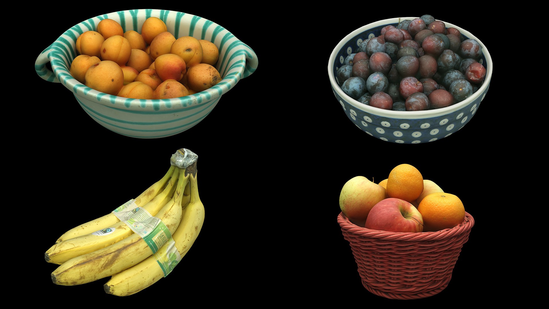 3D Fruit Collection 08 Mixed Model - TurboSquid 2140623