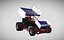 Dirt Sprintcar - Rigged to Unreal  Unity