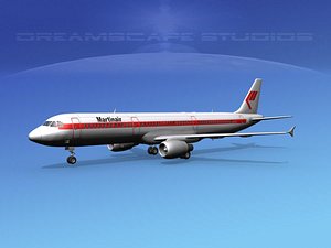 3d scale airbus model