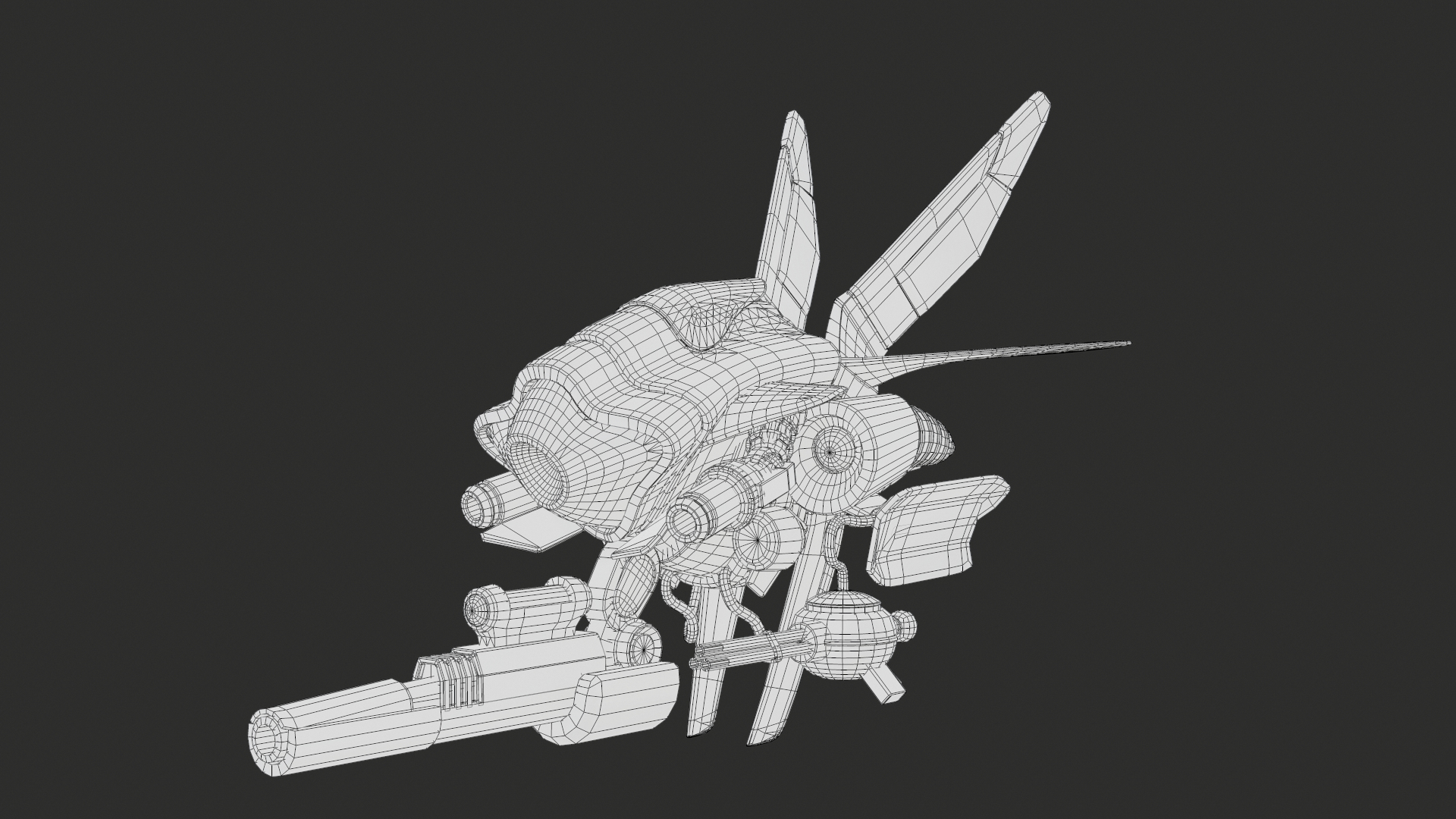 3D Drone Sci-fi Alien Model - TurboSquid 1685352