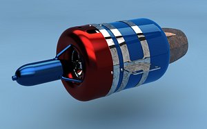 jet turbine engine c4d