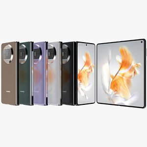 Huawei Mate X3 All Colors 3D model