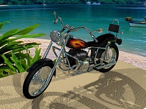 moscow chopper 3d model